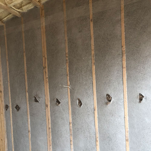Blown-in insulation image