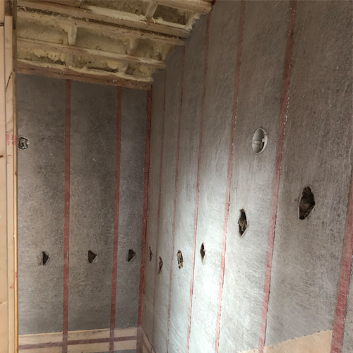 Blown-in insulation image