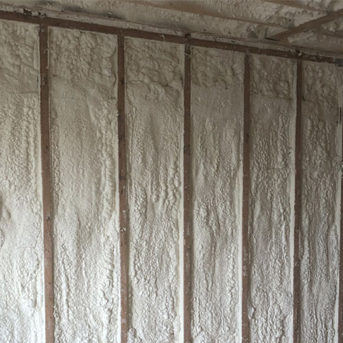 Spray foam insulation image